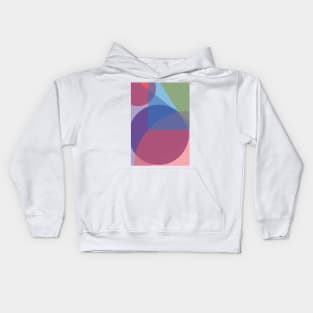 Geometric Overlay Kids Hoodie